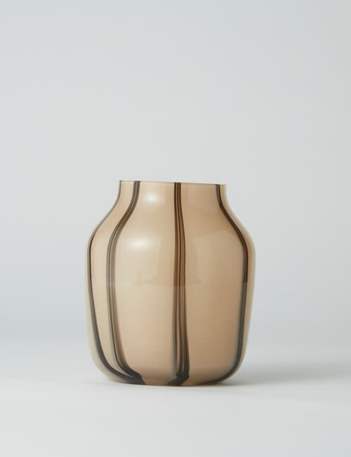 M&Co Artist Glass Vase, 14cm, Otter product photo View 03 L