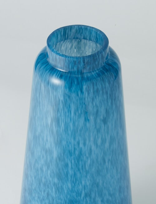 M&Co Artist Glass Vase, 35cm, Indigo product photo View 02 L