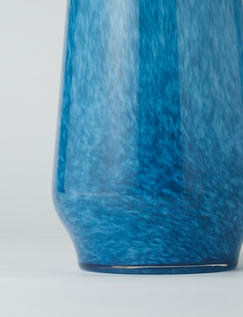 M&Co Artist Glass Vase, 35cm, Indigo product photo View 03 L