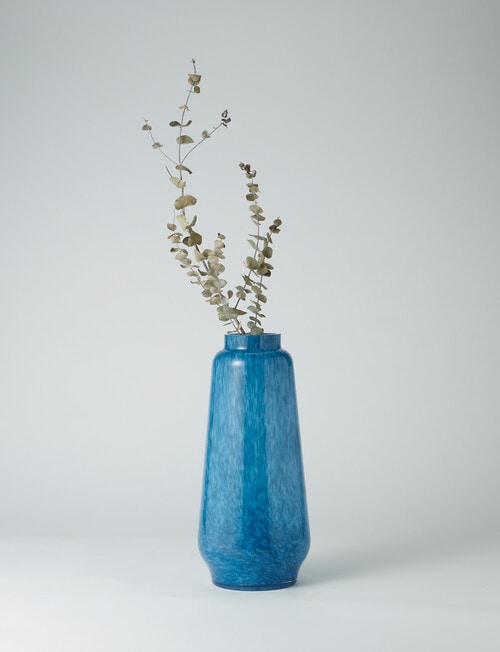 M&Co Artist Glass Vase, 35cm, Indigo product photo View 04 L