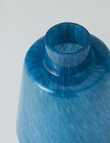 M&Co Artist Glass Vase, 21cm, Indigo product photo View 02 S