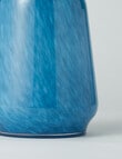 M&Co Artist Glass Vase, 21cm, Indigo product photo View 03 S