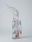 M&Co Napa Glass Vase, 29.5cm, Multi product photo