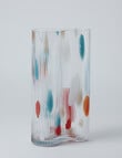 M&Co Napa Glass Vase, 29.5cm, Multi product photo View 02 S