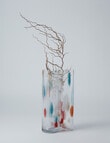 M&Co Napa Glass Vase, 29.5cm, Multi product photo View 04 S