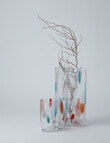 M&Co Napa Glass Vase, 29.5cm, Multi product photo View 05 S