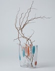 M&Co Napa Glass Vase, 15cm, Multi product photo