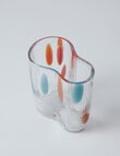 M&Co Napa Glass Vase, 15cm, Multi product photo View 02 S
