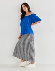 Whistle Puff Sleeve Top, Cobalt product photo View 06 S