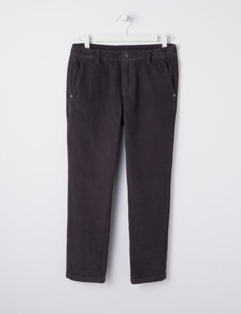 No Issue Cord Pant, Charcoal product photo