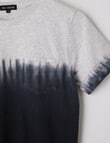No Issue Ombre Short Sleeve Tee, Grey Marle & Navy product photo View 02 S