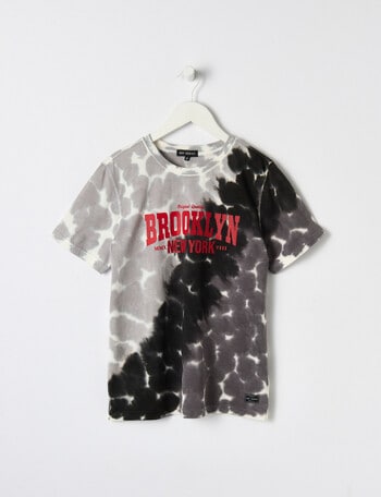 No Issue Tie Dye Short Sleeve Tee, Black, 8-16 product photo