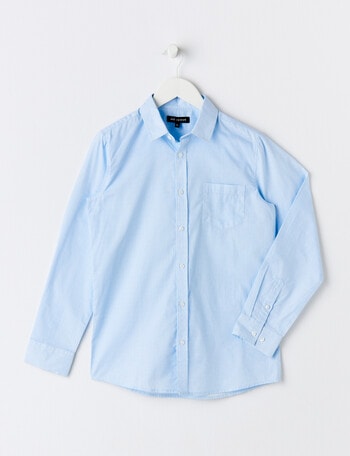 No Issue Long Sleeve Formal Shirt, Blue product photo