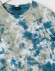 No Issue Tie Dye Short Sleeve Tee, Petrol product photo View 03 S
