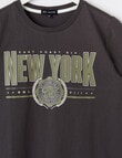 No Issue New York Short Sleeve Tee, Charcoal product photo View 03 S