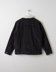 No Issue Sherpa Lined Cord Jacket, Charcoal product photo View 02 S