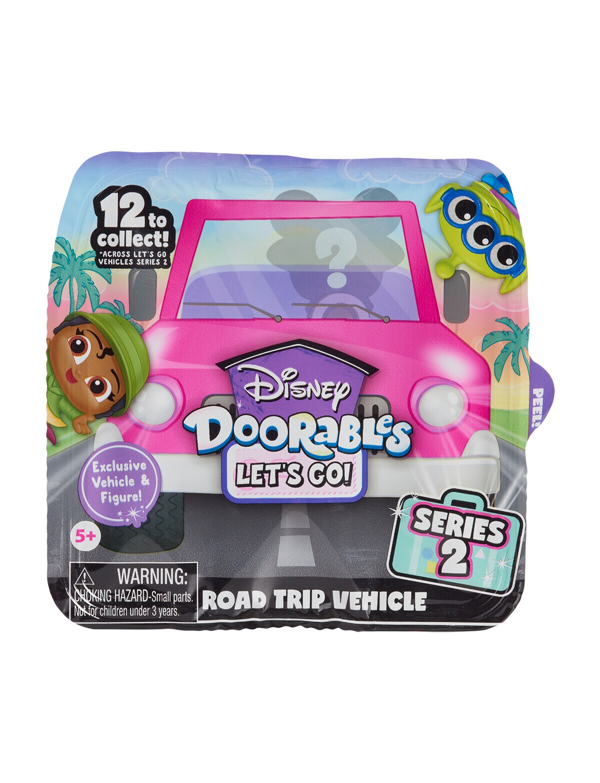 Disney Doorables Let's Go Vehicles, Series 2, Assorted - Toys Clearance