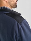 Logan Arty Fleece Pullover, Charcoal product photo View 06 S