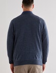 Logan Walker Merino Knit Pullover, Navy product photo View 02 S