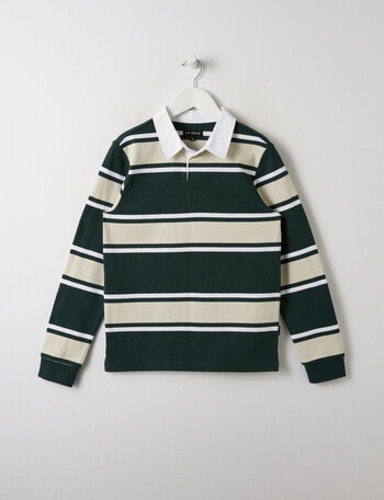No Issue Stripe Rugby Polo, Bottle product photo