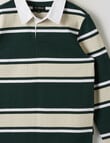 No Issue Stripe Rugby Polo, Bottle product photo View 02 S