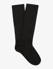 Ambra Bamboo Knee Hi Sock, 2-Pack, Black product photo View 02 S
