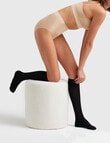 Ambra Bamboo Knee Hi Sock, 2-Pack, Black product photo View 04 S
