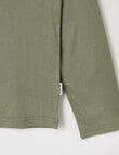 No Issue Long Sleeve New York Chest Print Tee, Khaki product photo View 03 S