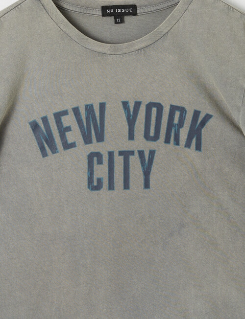 No Issue Long Sleeve Acid Wash Tee, Grey product photo View 02 L