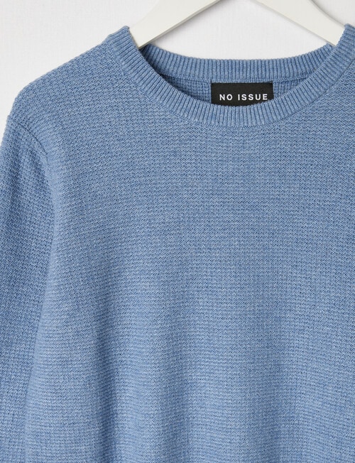 No Issue Waffle Jumper, Blue Marle product photo View 02 L