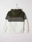 No Issue Colourblock Hoodie, Khaki product photo View 02 S