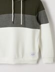 No Issue Colourblock Hoodie, Khaki product photo View 03 S