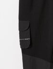 No Issue Andrew Fleece Trackpant, Black product photo View 02 S