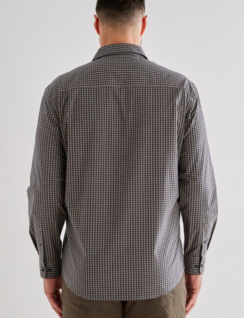 Logan Silas Long Sleeve Shirt, Navy product photo View 02 L