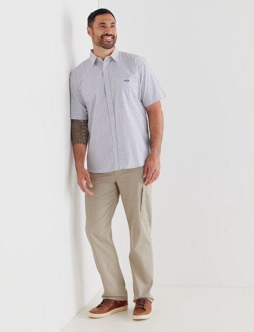 Logan Rhett Short Sleeve Shirt, White product photo View 03 L