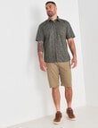 Logan Marley Short Sleeve Shirt, Khaki product photo View 03 S