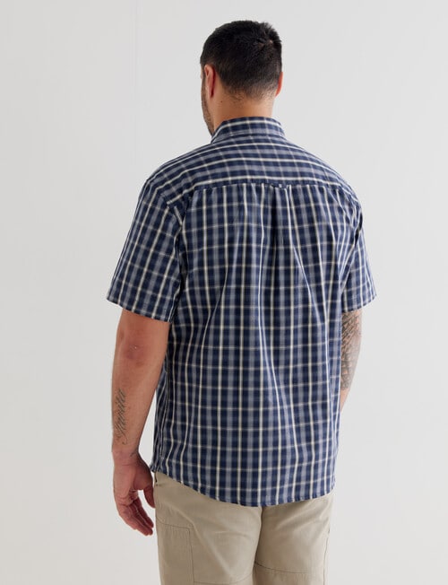 Logan Broom Short Sleeve Shirt, Navy product photo View 02 L