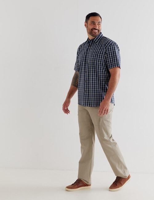 Logan Broom Short Sleeve Shirt, Navy product photo View 03 L