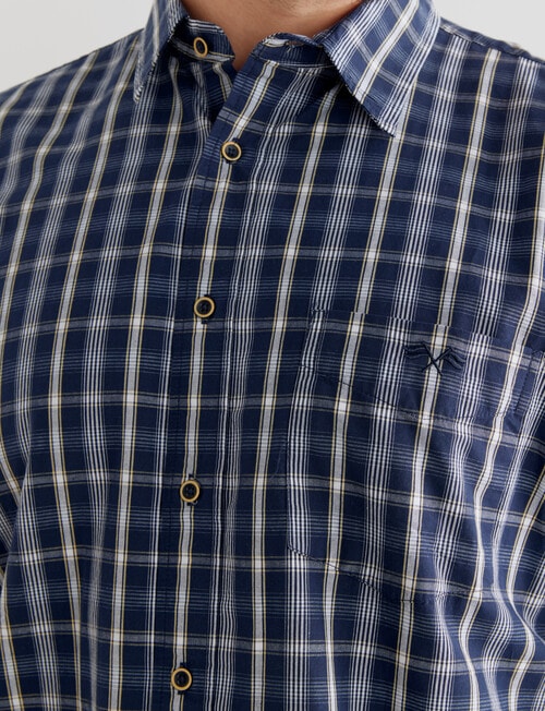 Logan Broom Short Sleeve Shirt, Navy product photo View 04 L
