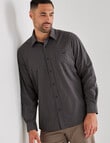 Logan Ezra Long Sleeve Shirt, Black product photo