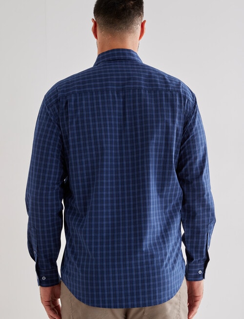 Logan Winston Long Sleeve Shirt, Navy product photo View 02 L
