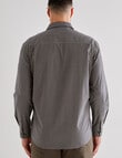 Logan Silas Long Sleeve Shirt, Navy product photo View 02 S