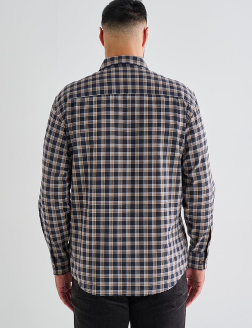 Logan Hume Long Sleeve Shirt, Charcoal product photo View 02 L