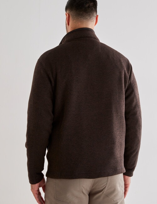 Logan Drum Fleece Pullover, Brown product photo View 02 L