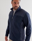 Logan Berwick Fleece Jacket, Navy product photo