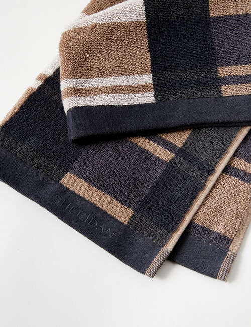 Sheridan Ceder Hand Towel, Carbon product photo View 02 L