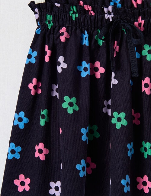 Mac & Ellie Micro Cord Daisy Skirt, Navy product photo View 03 L