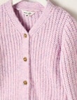Mac & Ellie Cardigan, Lilac Marle product photo View 02 S