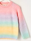 Mac & Ellie Ombre Jumper, Rainbow product photo View 02 S