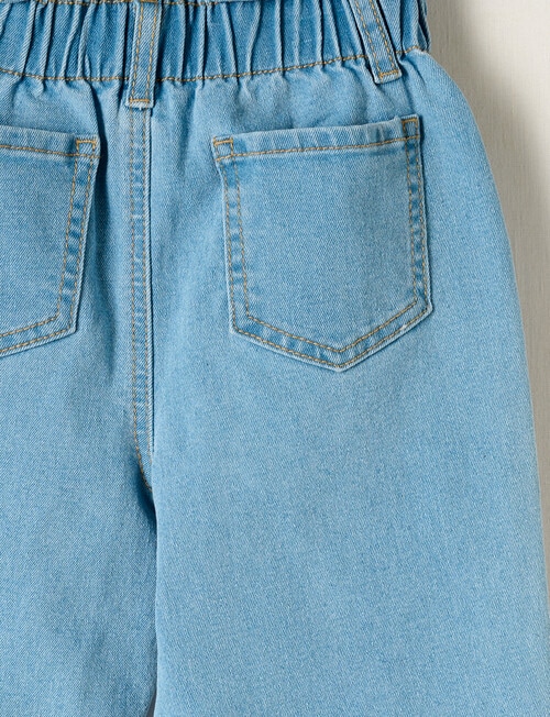 Mac & Ellie PaperBag Waist Jeans, Mid Blue product photo View 02 L
